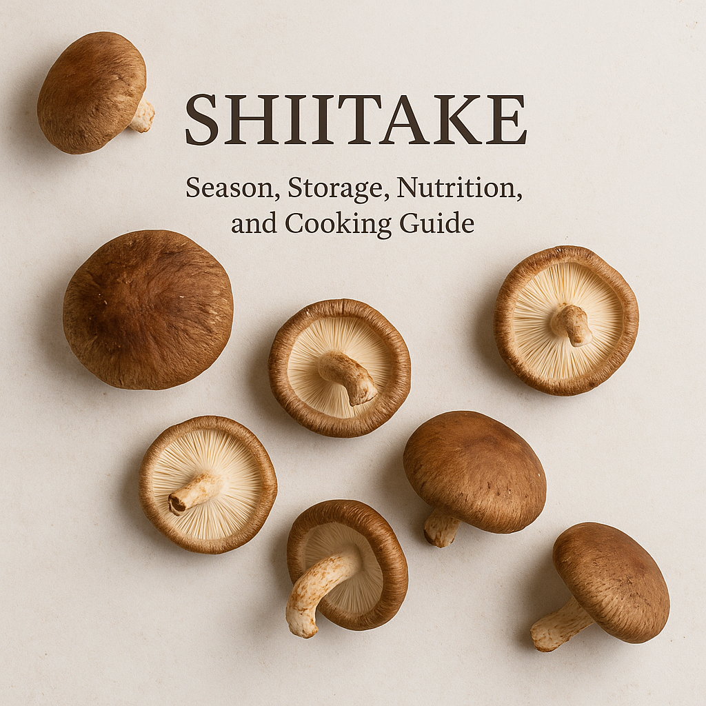 Shiitake: Season, Storage, Nutrition, and Cooking Guide