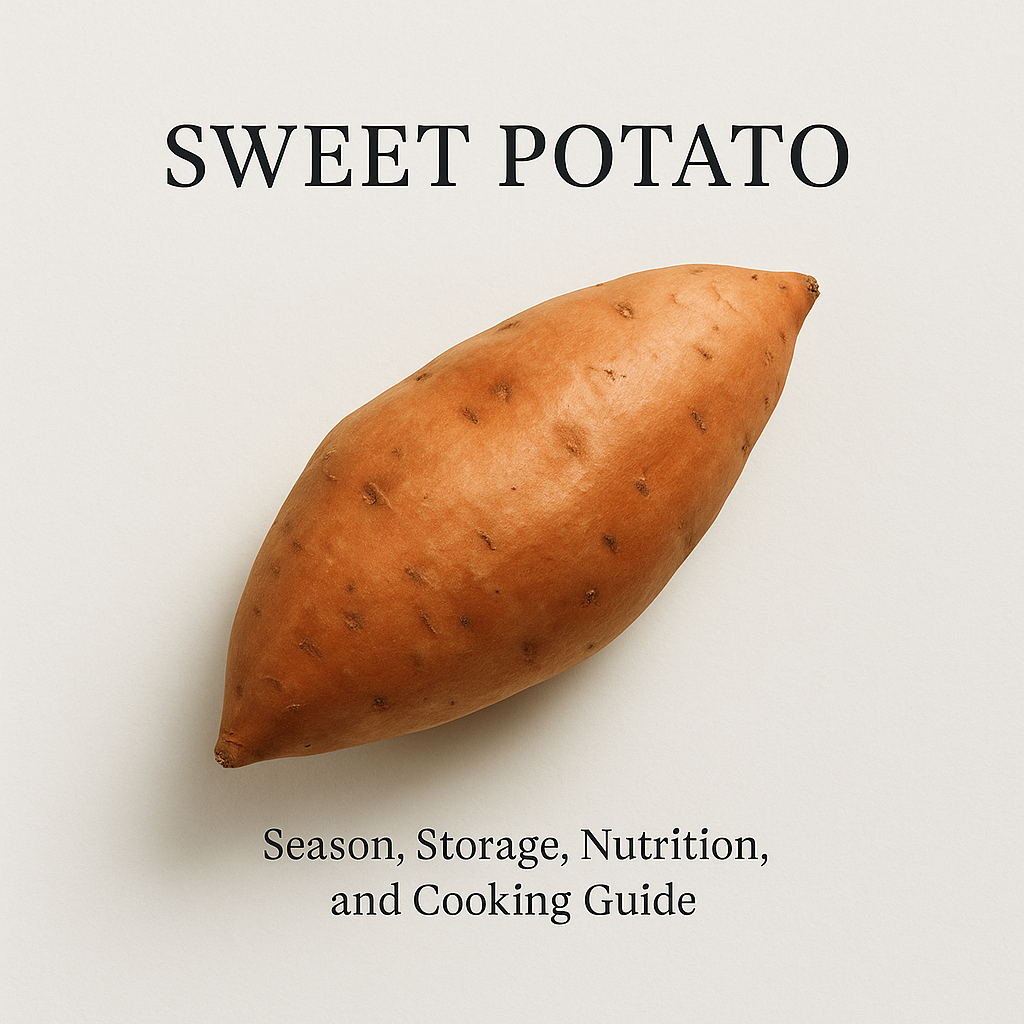 Sweet Potato: Season, Storage, Nutrition, and Cooking Guide