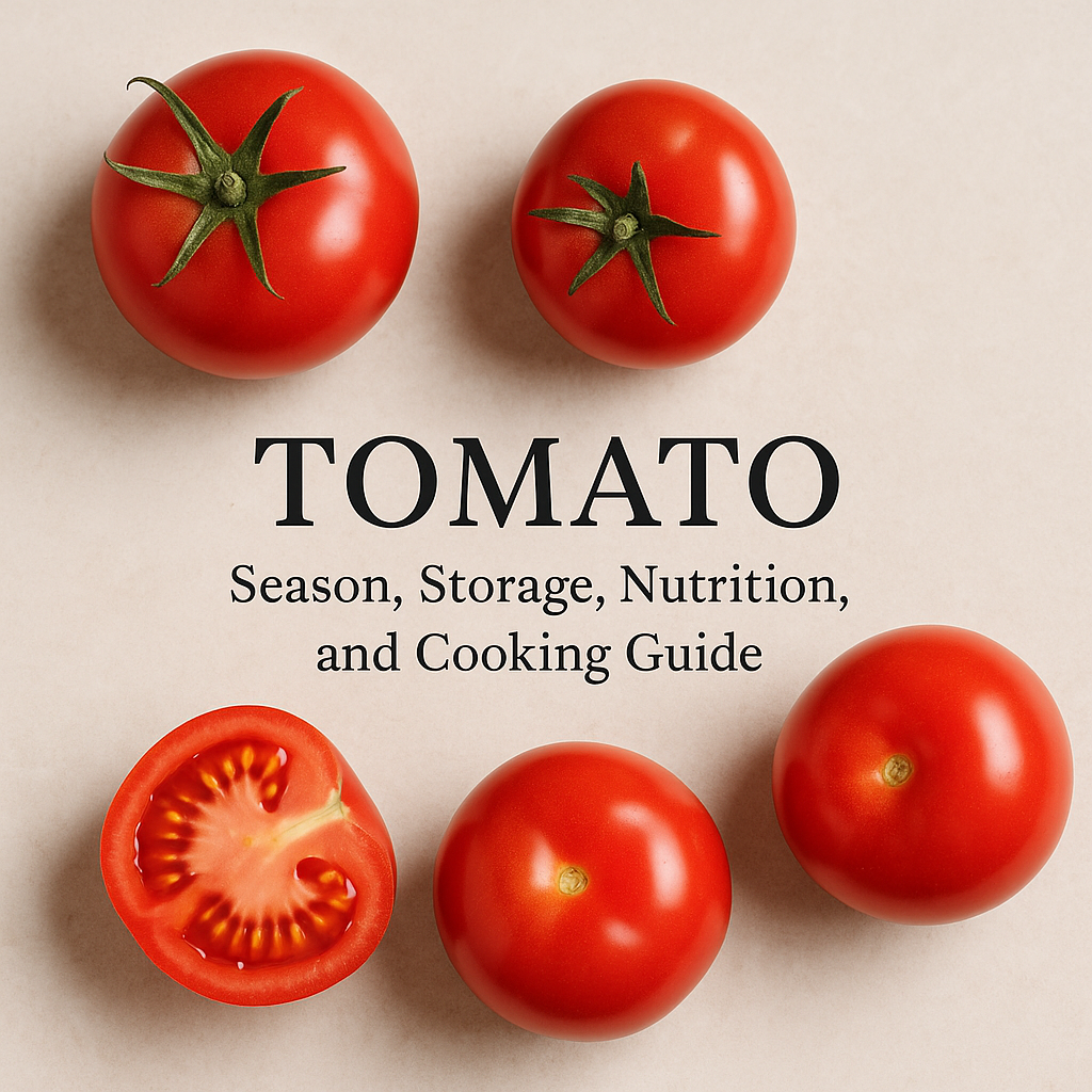 Tomato: Season, Storage, Nutrition, and Cooking Guide