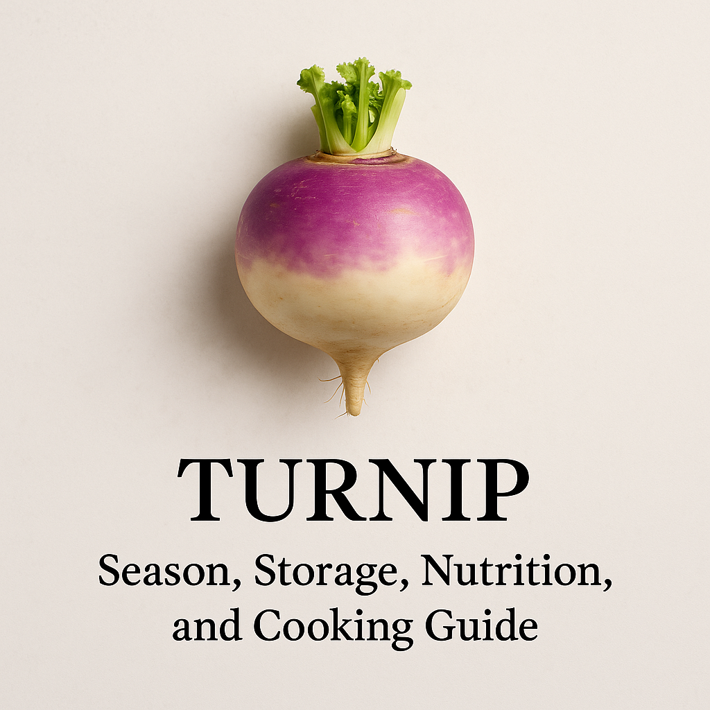 Turnip: Season, Storage, Nutrition, and Cooking Guide