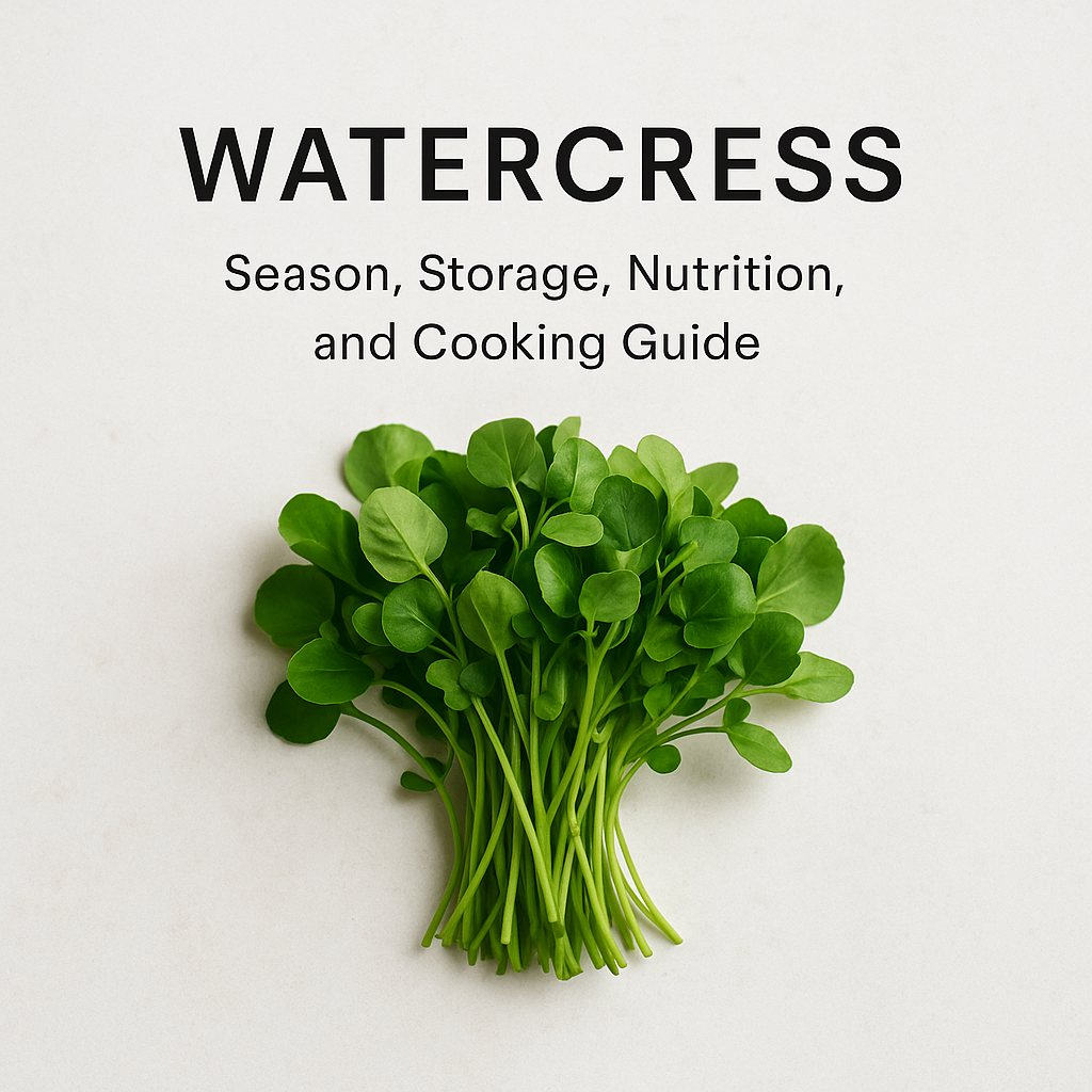 Watercress: Season, Storage, Nutrition, and Cooking Guide