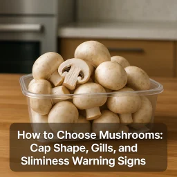 How To Choose Mushrooms Cap Shape Gills And Sliminess Warning Signs
