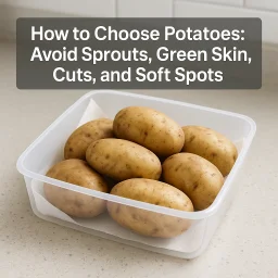 How To Choose Potatoes Avoid Sprouts Green Skin Cuts And Soft Spots