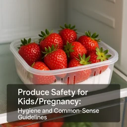 Produce Safety For Kids Pregnancy Hygiene And Common Sense Guidelines