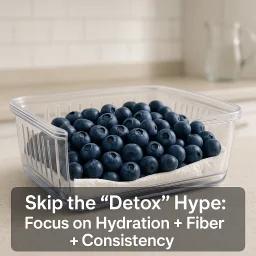 Skip The Detox Hype Focus On Hydration Fiber Consistency