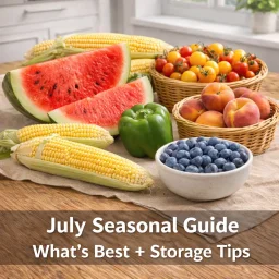 July Seasonal Produce Guide What S Best Storage Tips