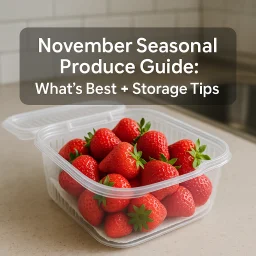 November Seasonal Produce Guide What S Best Storage Tips