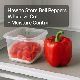 How To Store Bell Peppers Whole Vs Cut Moisture Control