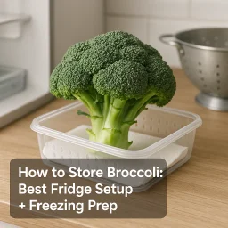 How To Store Broccoli Best Fridge Setup Freezing Prep