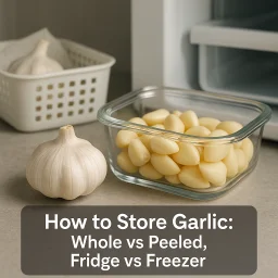 How To Store Garlic Whole Vs Peeled Fridge Vs Freezer